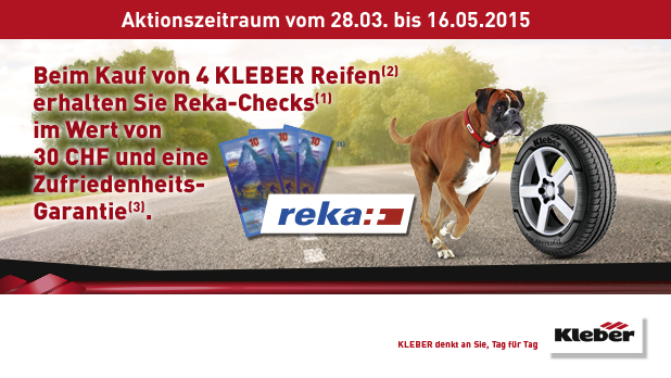 30 CHF Reka-Checks von Kleber